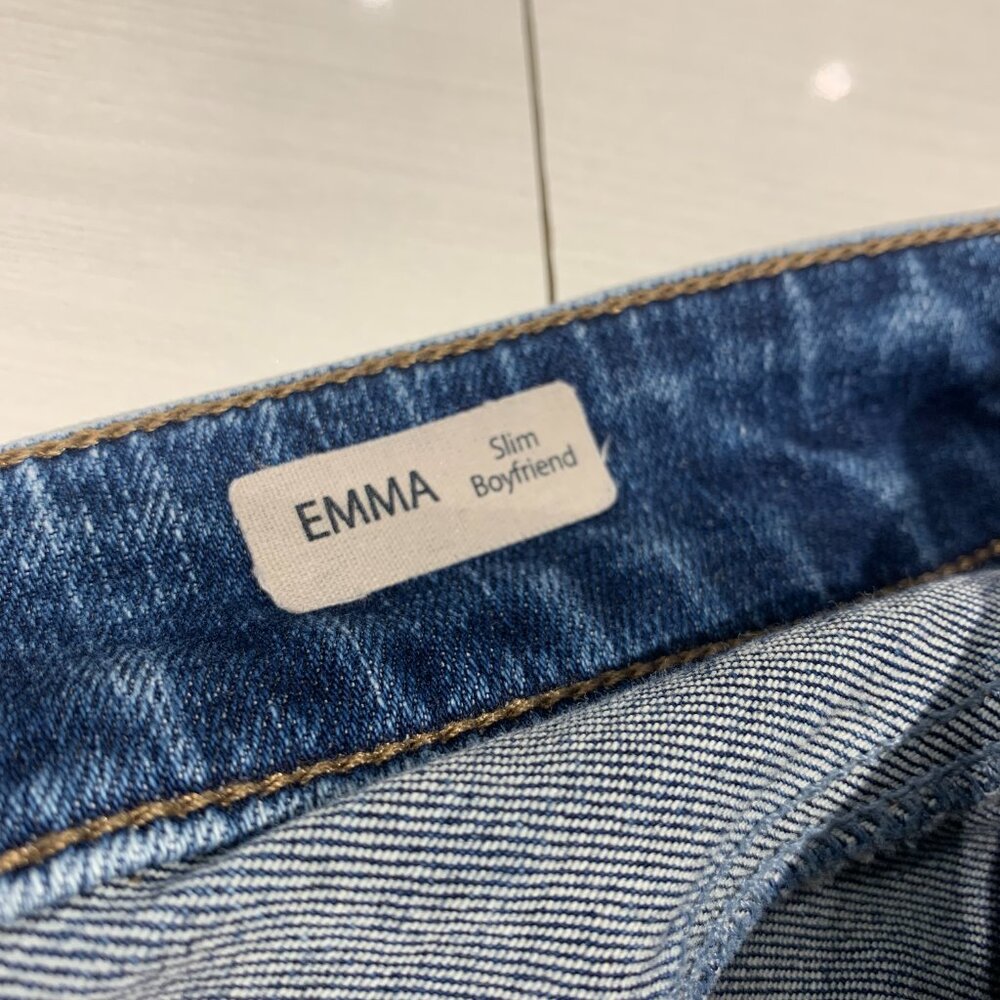 Mavi Slim Boyfriend Blue Denim Jeans - Women's Size 32 x 28 - Picture 6 of 6